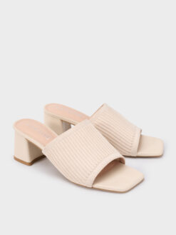 Dép cao gót quai bản to - GC5B0097