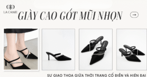 giày cao gót mũi nhọn