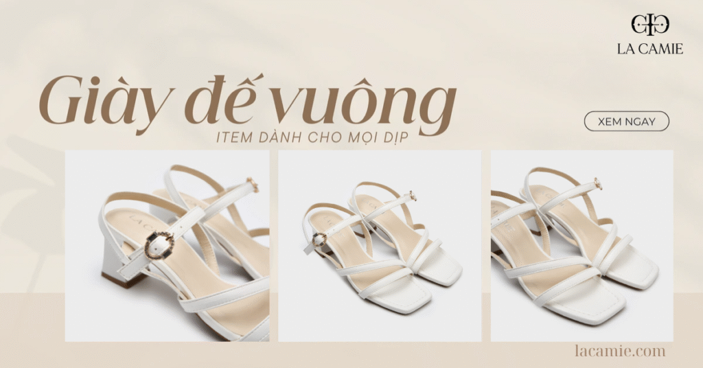 giày đế vuông
