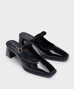 Giày cao gót mũi vuông đế trụ - GC5B0101