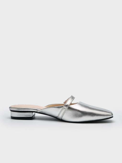 Giày mules bệt mũi vuông - DB5B0084 - Ảnh 3