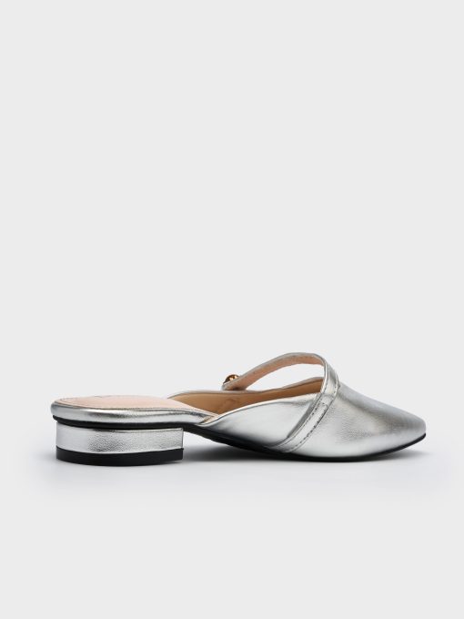 Giày mules bệt mũi vuông - DB5B0084 - Ảnh 5