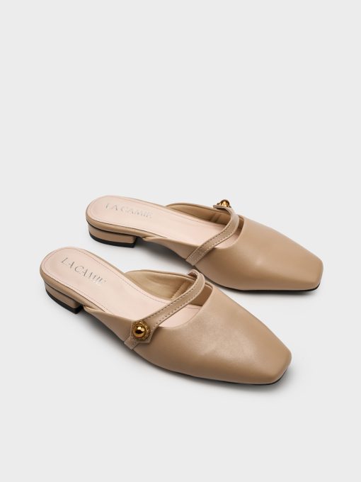 Giày mules bệt mũi vuông - DB5B0084 - Ảnh 2
