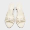 Dép cao gót phối ren nơ – DC5B0098
