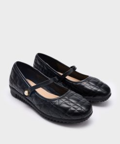 Giày búp bê mũi tròn da PU - GB5B0099