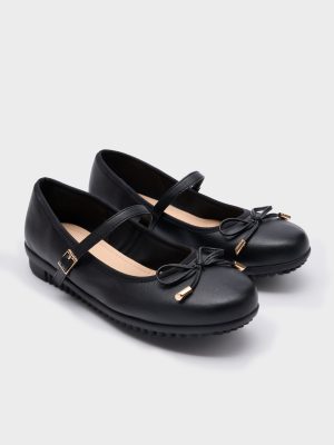 Giày Búp Bê Đế Bệt Nơ GB5B0100 La Camie - Mẫu đang được trưng bày ở shop giày nữ Thiều Hoa