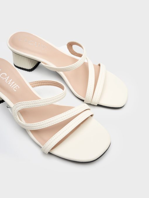 Dép cao gót quai chéo san hô - GC5B0087 - Ảnh 8