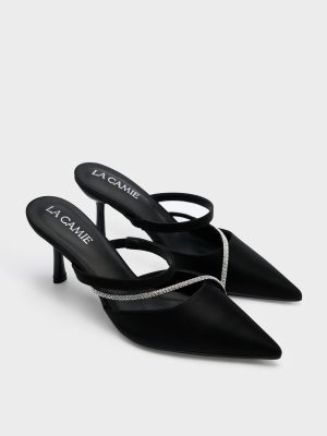 Giày cao gót mũi nhọn quai đính đá GC5B0089 là món quà ý nghĩa quà tặng cô giáo chủ nhiệm