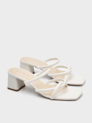 Dép cao gót quai đơn chéo GC5B0094 - Giày dép nữ đẹp thương hiệu La Camie