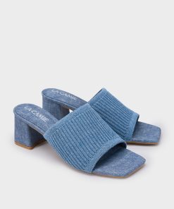 Dép cao gót quai bản to - GC5B0097