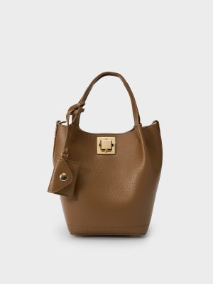 Túi xách cho mẹ kiểu bucket quai ngắn kèm ví – TX5A0501