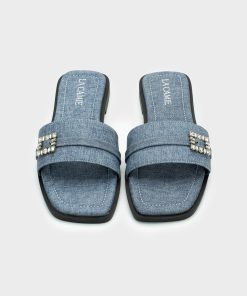 Alternative view of Dép Nữ Quai Ngang Đính Đá LA CAMIE DB5B0114– Trẻ Trung, Thanh Lịch Và Nổi Bật