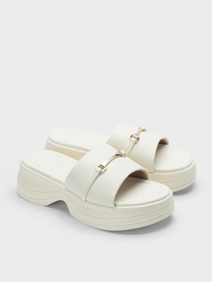 Dép Da Nữ Quai Ngang Đế Xuồng DB5B0110 – Sang Trọng & Êm Ái Cho Mọi Bước Chân - - Giày dép nữ đẹp thương hiệu La Camie