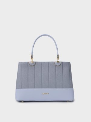 Túi xách nữ tay dệt sọc phối da – TX5A0510 