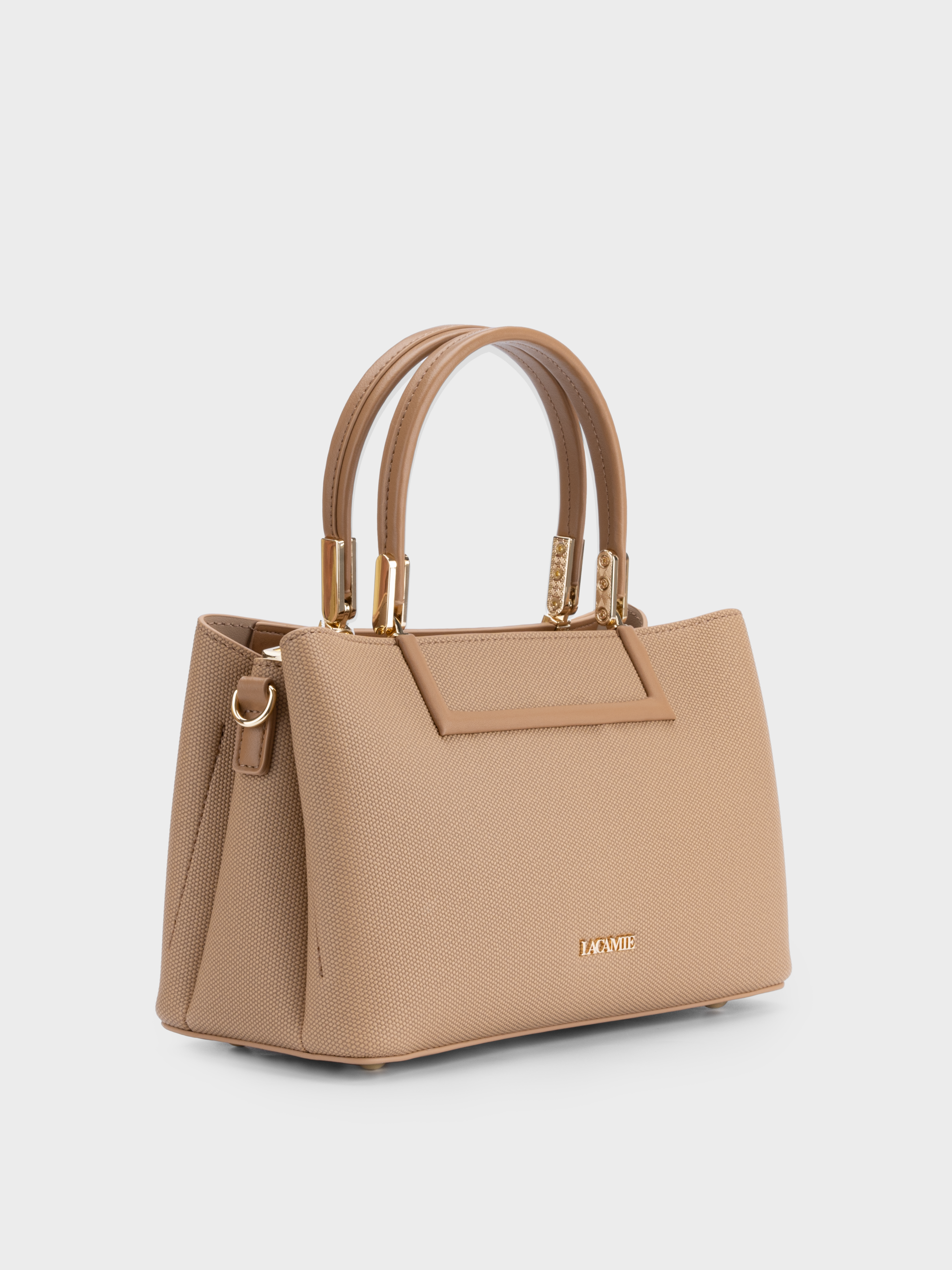 Túi xách nữ da cao cấp vân sần kiểu satchel đứng dáng, quai kim loại sang trọng – TX5A0802