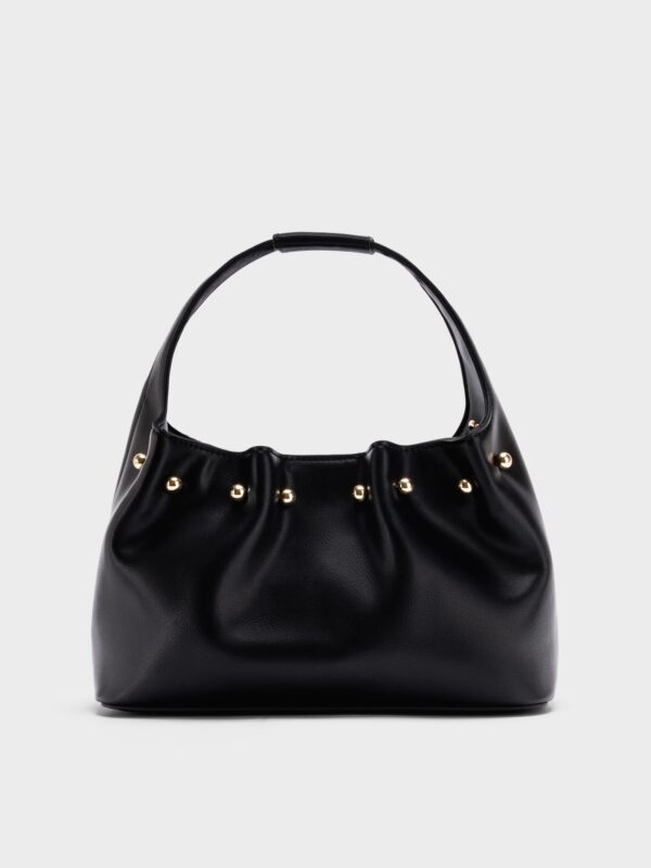 Túi xách hobo nhún miệng đính đinh tán TX5A0807