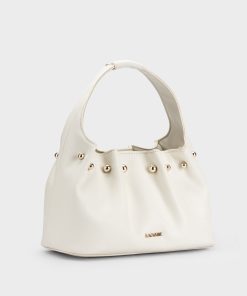 Alternative view of Túi xách hobo nhún miệng đính đinh tán, da cao cấp Metallic TX5A0807 - Thương Hiệu La Camie