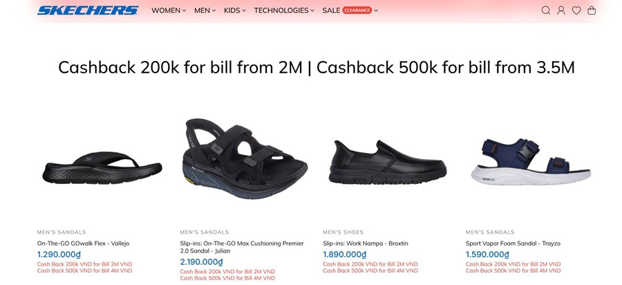 Skechers – "Cứu cánh" cho những chuyến đi bộ xuyên Mall