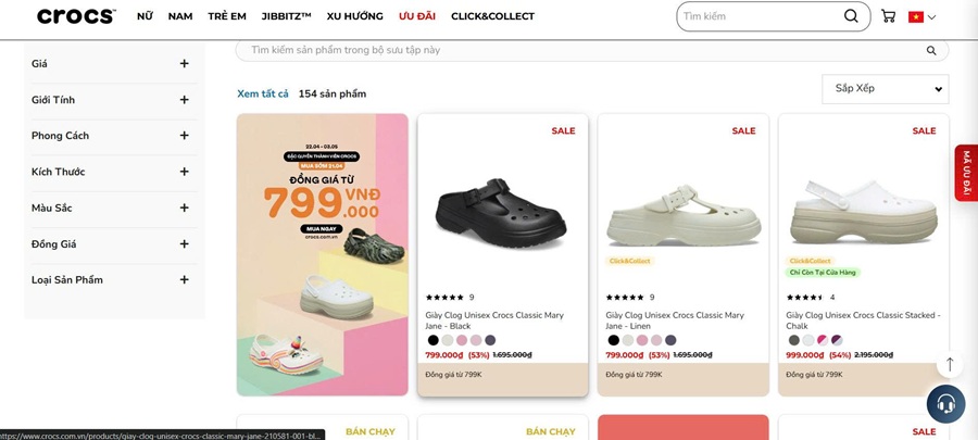 Crocs – Sự tiện dụng và phá cách