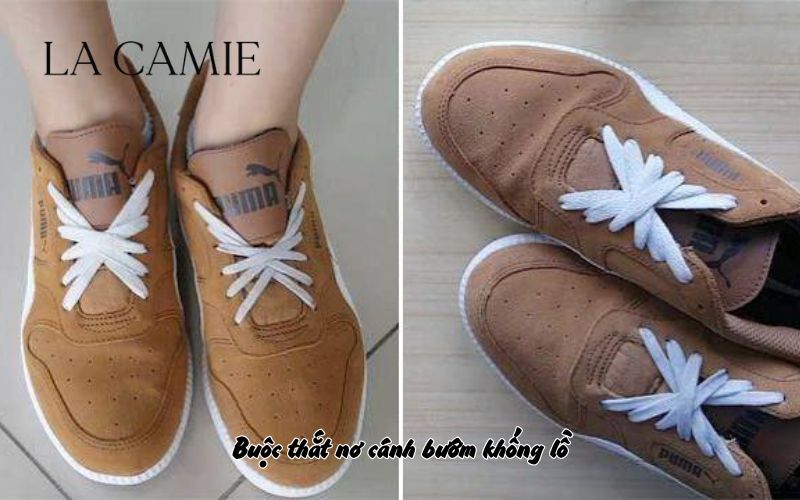 Buộc thắt nơ cánh bướm khổng lồ