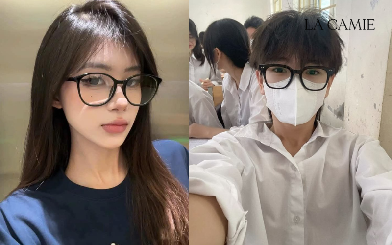 Kính gọng to bản