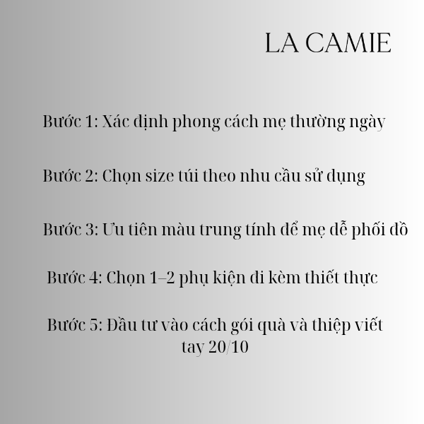 Mẹo chọn combo túi xách phù hợp với mẹ mùa 20/10